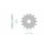 AFAM Pignon avant standard en acier 21203 - 520