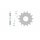 AFAM Steel Standard Front Sprocket 88800 - 530
