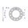 AFAM Piñón trasero ultraligero de aluminio 11212 - 520