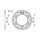 Pignone posteriore in alluminio AFAM Ultralight autopulente 13323 - 520