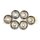 MALOSSI Satz Variomatrollen 16x13mm 4,1gr - 6 teilig