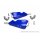 BARKBUSTERS Jet Handguard Set Two Point Mount Tapered Blue