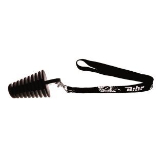 BIHR Exhaust Plug 4 Stroke Black Ã˜33 to 61mm