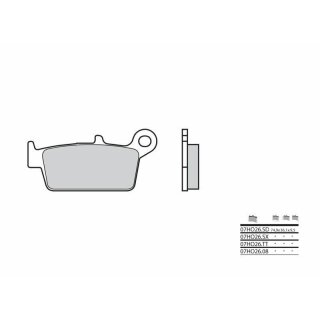 BREMBO Off-Road bremseklodser af sintret metal - 07HO26SX