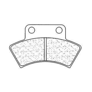 Plaquettes de frein en métal fritté CL BRAKES ATV - 2924ATV1