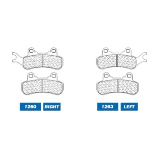CL BRAKES ATV pastillas de freno de metal sinterizado - 1260ATV1