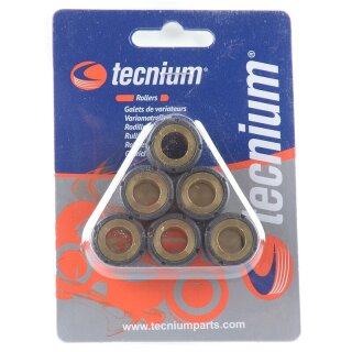 TECNIUM zestaw rolek wariatora 19x17mm 8.7gr - 6 sztuk