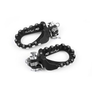 S3 Hard Rock Enduro repose-pieds en aluminium noir