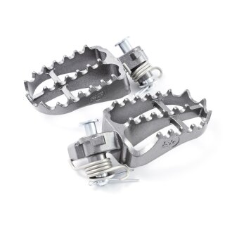 S3 Hard Rock Enduro Footrests Steel Titanium
