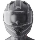 GMS Full Face Helmet Hexago Graphic mat-grey L