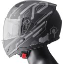 GMS Full Face Helmet Hexago Graphic matt-grey XS