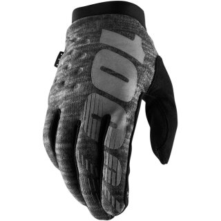 Guantes 100percent Brisker Cold Gy Lg