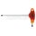 Unior 193HXS-US T-handle ball head hex key, 3mm, red