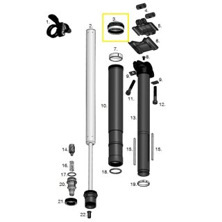 Crankbrothers Highline Ring Seal Assembly Überwurfmutter Hauptdichtung
