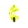 Porte-bidon NG Sports Cumeen Side-entry, jaune