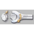 Unior 129/1 Ringskraldenøgle IBEX forskudt, 12 mm