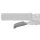 Poignée Lizard Skins DSP Lever, 130/32.3mm, gris platine