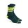 Crankbrothers Icon Socks, Splatter Limited Edition, sort/limegrøn, S/M | 37-42 (EU) | 5-9 (US) UDSALG