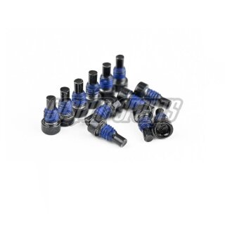 Pedał płaski e*thirteen Plus, zestaw pinów, w tym 12 pinów, czarny