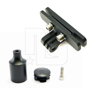 NG Sports GoPro® sædeholderbeslag + lysbeslag M5, sort UDSALG