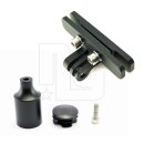 NG Sports GoPro® sædeholderbeslag + lysbeslag M5, sort UDSALG