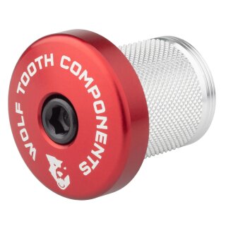 Expansor de dientes Wolf, incl. tapa Ahead con separador integrado de 5 mm, 1 1/8", rojo