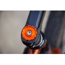 Paul Component Klamper Stem Cap Ahead Cap, 1 1/8", orange