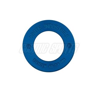 White Industries 4-Kant Extractor Caps, paar, blue