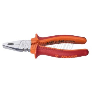 Unior 406/1VDEBI Pinze combinate, 41 mm, rosso
