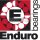 Enduro Bearings ACB 4545 136 Angular Contact Stainless Steel Paliers de direction, 45x45°, 32.75x41.75x6
