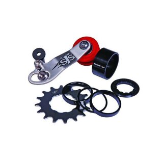 DMR Simple Tension Seeker 1-Speed â€‹â€‹Combo, single speed conversion kit, silver