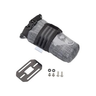 Torba na kółkach Wolf Tooth B-RAD TekLite, z płytą montażową, 0,6 l, szara/czarna