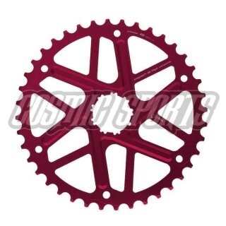 e*thirteen Extended Range Cog, 42 t, SRAM 10-speed 36 t kassette, rød UDSALG