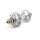Paul Component Disk Word axle kit HR, 135mm bolt-on, 17mm axle, silver