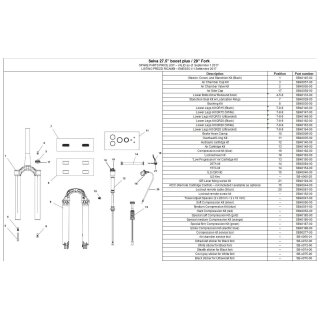 Formula Lufteinheit "Low Progression" Kit, Selva/Selva S, 27.5"/27.5+/29", Boost