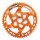 e*thirteen Helix Race 12-speed aluminum sprocket, 42-50 teeth, naranja