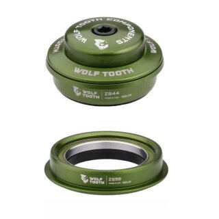 Wolf Tooth Premium Tapered Steuersatz, 1 1/8"-1.5", ZS44/28.6 | ZS56/40, olive