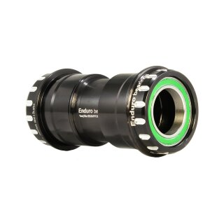 Enduro Bearings Angular Contact Stainless Steel TorqTite Innenlager, BB30, 22/24mm, black (BKS-0191)