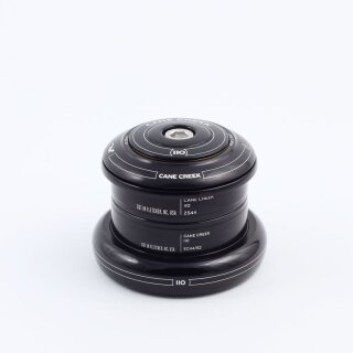 Cane Creek 110 Tapered headset, 1 1/8"-1,5", ZS44/28,6/H8 | EC44/40, kort, sort