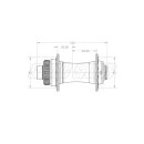 White Industries CLD Disc Centerlock Nabe VR, 100x12mm,...