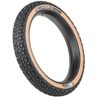 45NRTH Dillinger 5 folding tires, 26x4.6", 116-559, 258 concave carbide spikes, 60TPI, tubeless ready, t