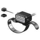 Knog Blinder X Action 2300 phare avant + powerbank 10.000mAh + support pour casque, LED blanche, black