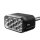 Knog Blinder X Action 2300 phare avant + powerbank 10.000mAh + support pour casque, LED blanche, black