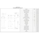 Kit de tubo de dirección y tija inferior Formula,...