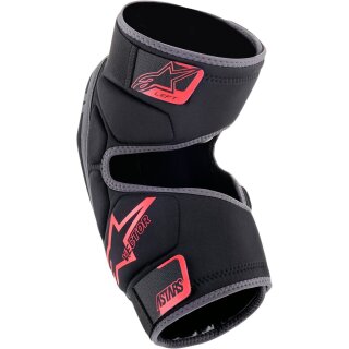 Alpinestars Protektor Knie Vect Blk/Rd Schwarz/Rot