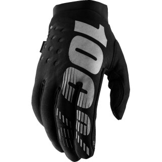 GLOVE WM BRISK BK/GY S