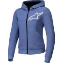 Alpinestars Chaqueta/Sudadera Con Capucha 4W Cromado V2 Azul Violeta/Blanco tamaño: XS