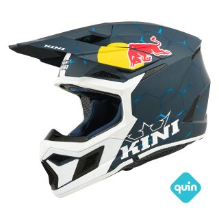 Kask dziecięcy Kini Red Bull MX3 1.0 niebieski/biały