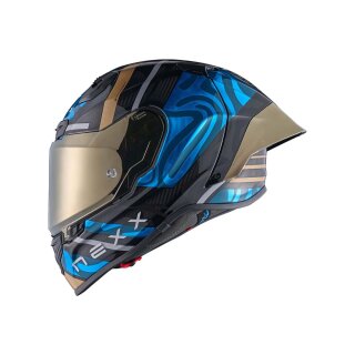 Casco Nexx X.R3R SWIRL CARBON DEEP BLUE