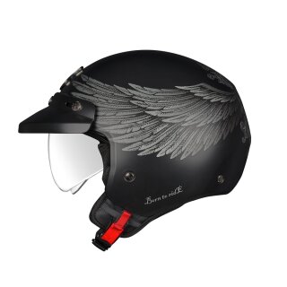 Nexx Helmet Y.10 Eagle Rider Black-Grey Matt (60